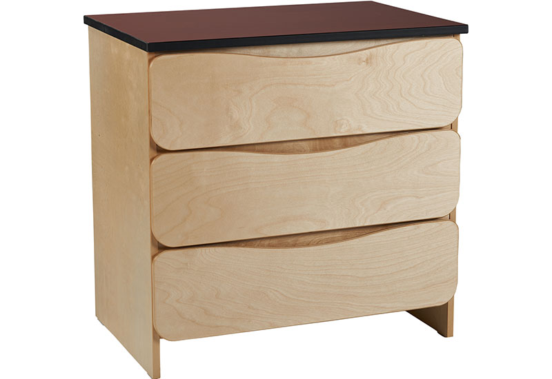 Aero 3 Drawer Chest, 30\u2033W